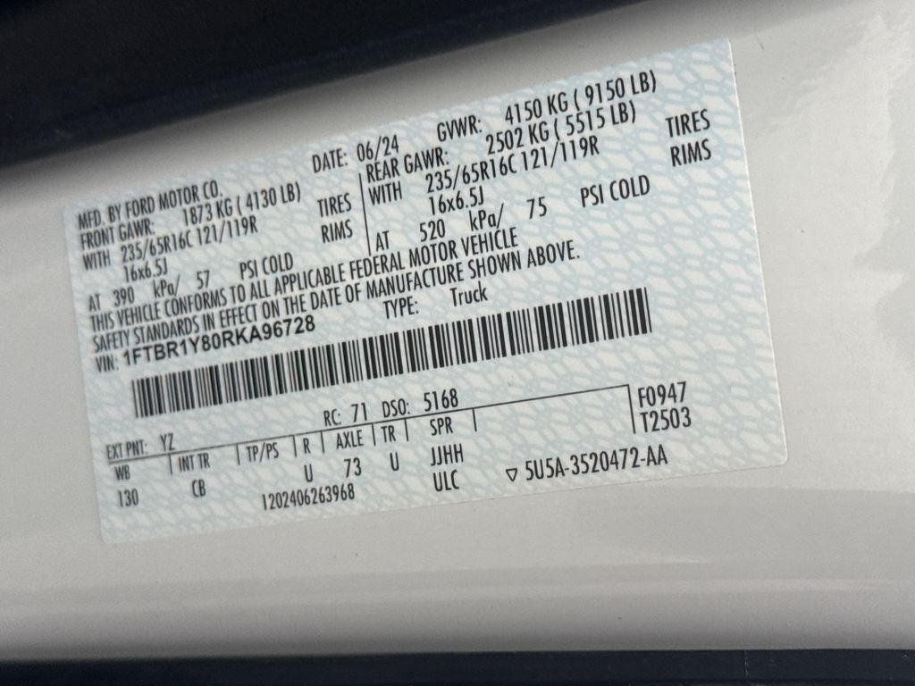 2024 Ford Transit-250 Base