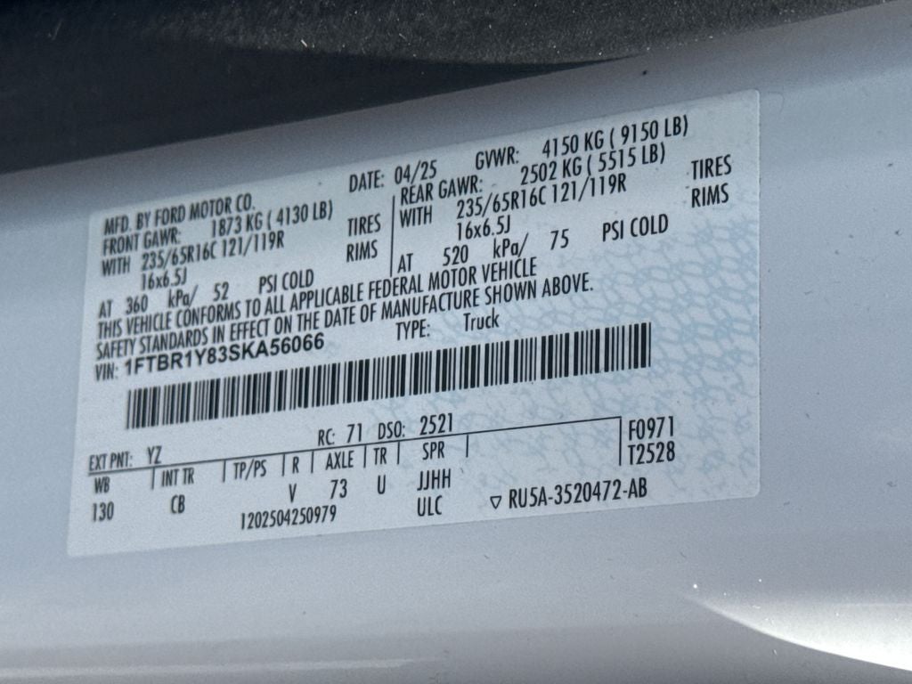 2025 Ford Transit-250 Base