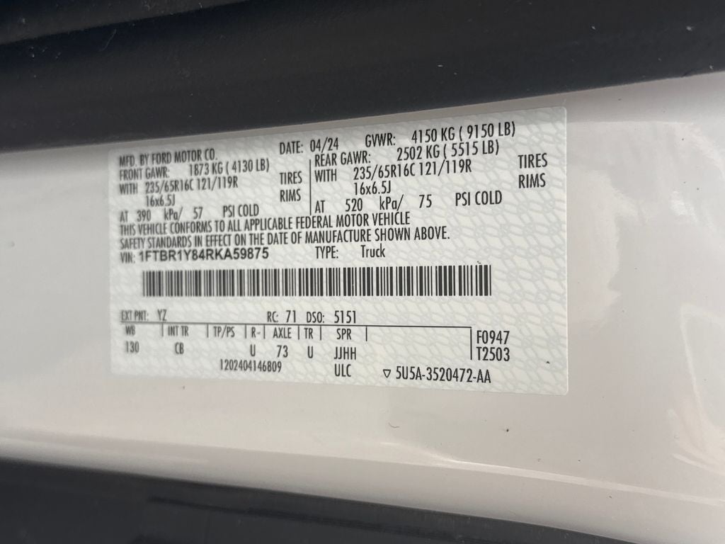 2024 Ford Transit-250 Base