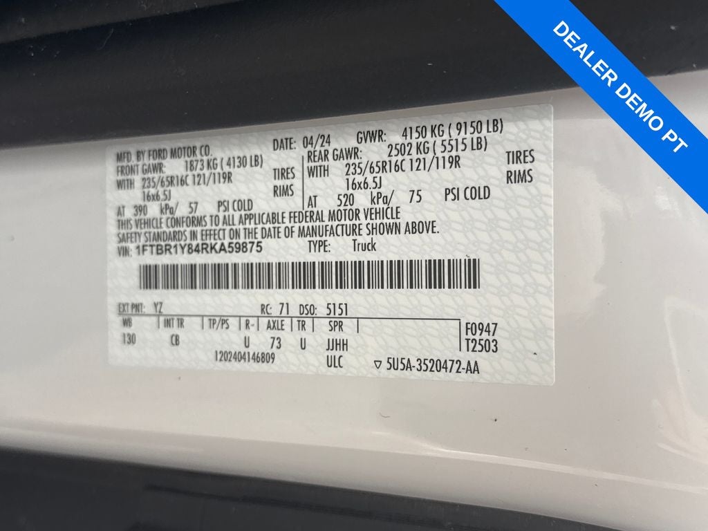 2024 Ford Transit-250 Base