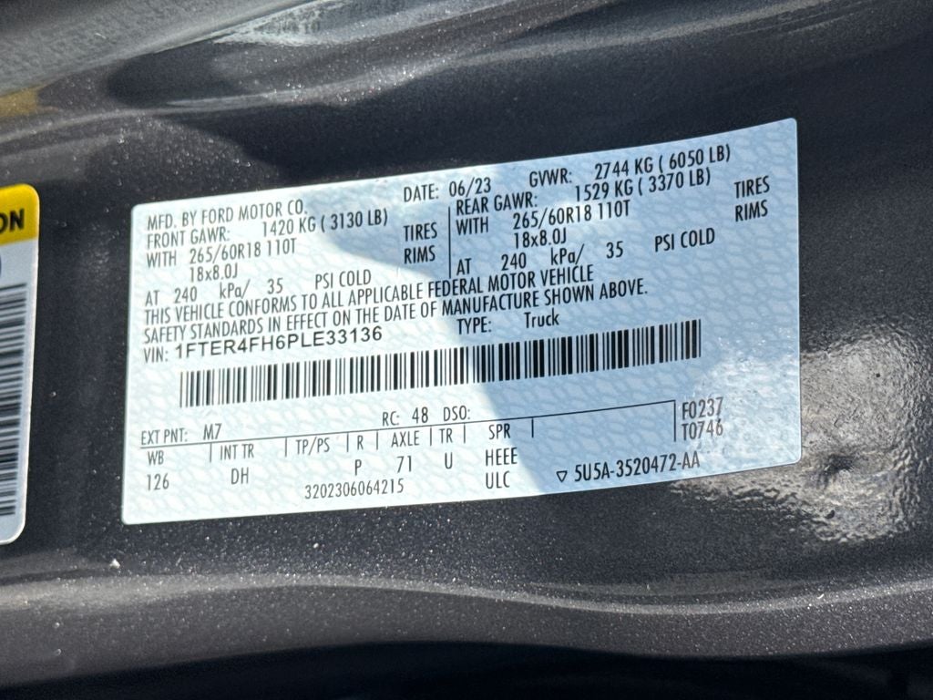 2023 Ford Ranger Lariat