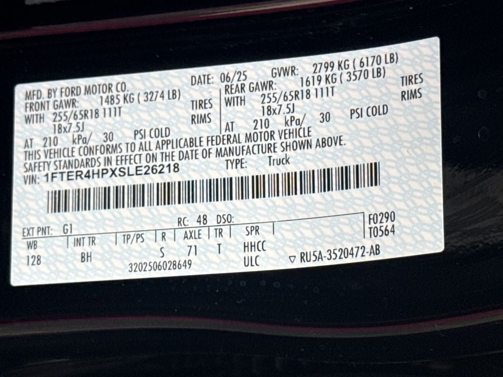 2025 Ford Ranger XLT