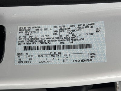 2020 Ford F-150 Lariat