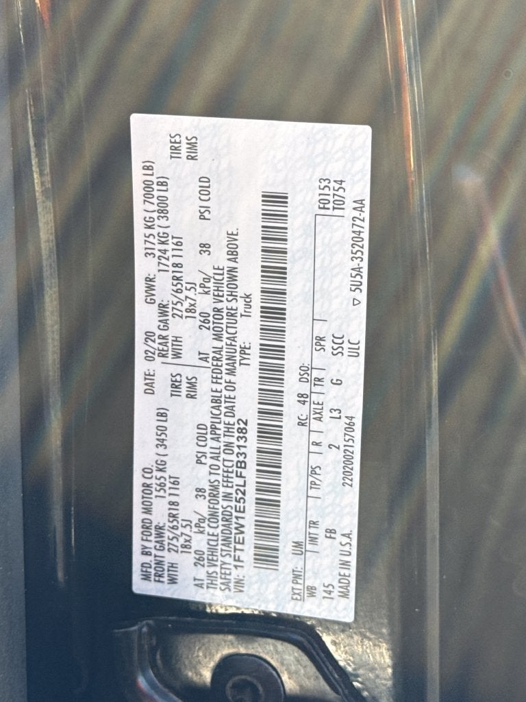 2020 Ford F-150 XLT