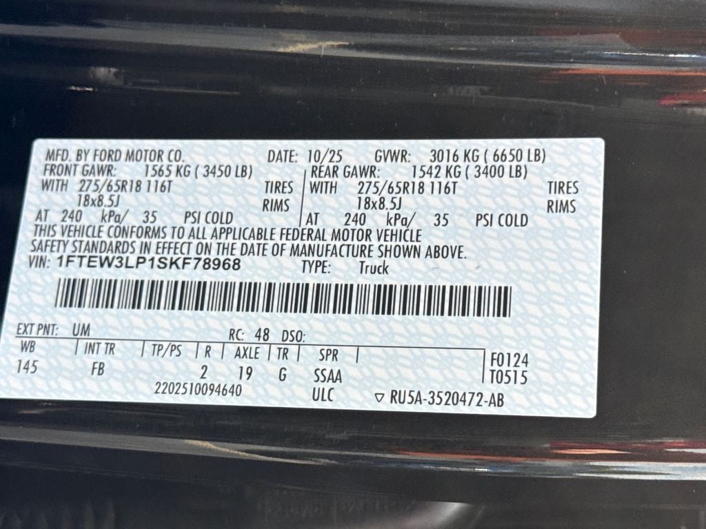 2025 Ford F-150 XLT