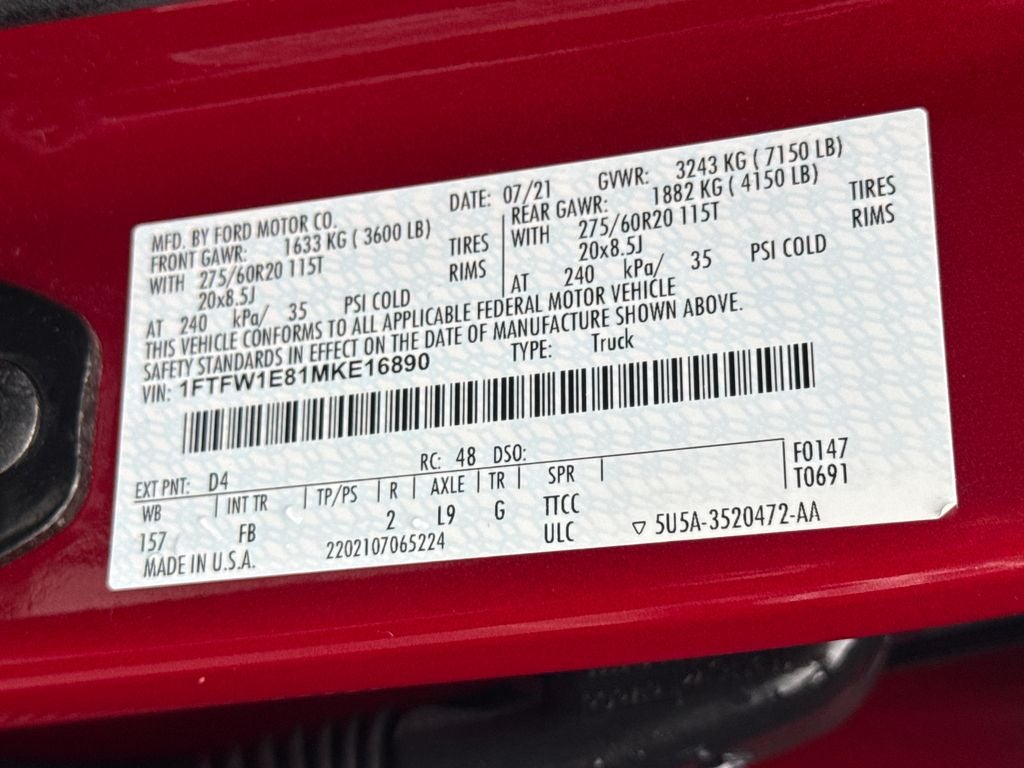 2021 Ford F-150 XLT