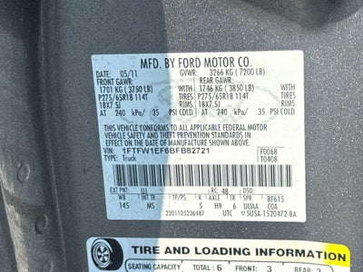 2011 Ford F-150 XLT
