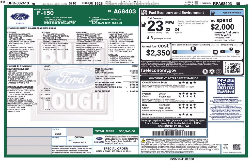 2024 Ford F-150 XLT