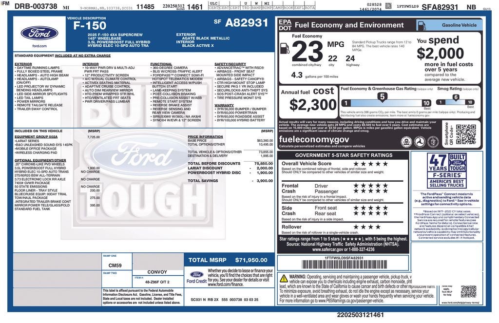 2025 Ford F-150 Lariat
