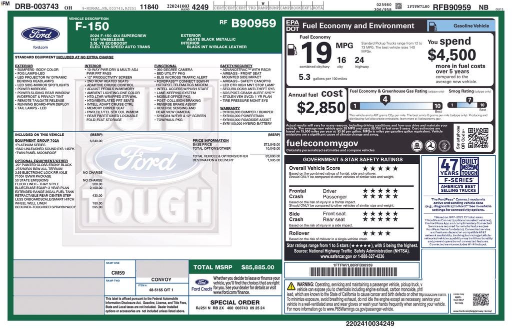 2024 Ford F-150 Platinum