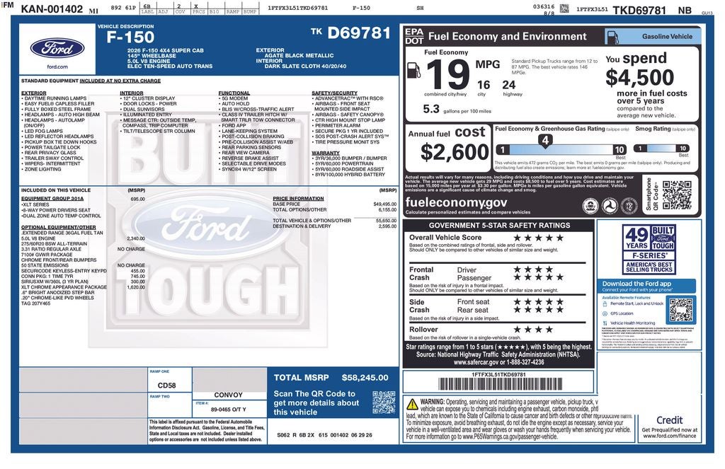 2026 Ford F-150 XLT