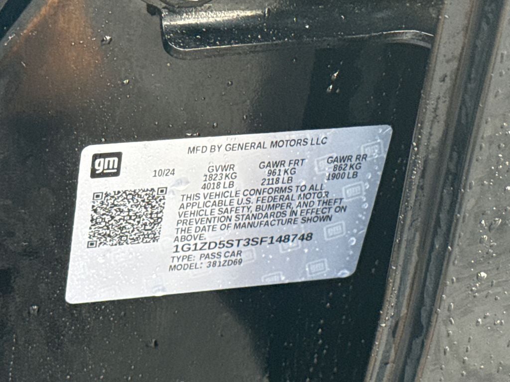 2025 Chevrolet Malibu LT 1LT