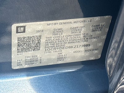 2019 Chevrolet Silverado 1500 LT