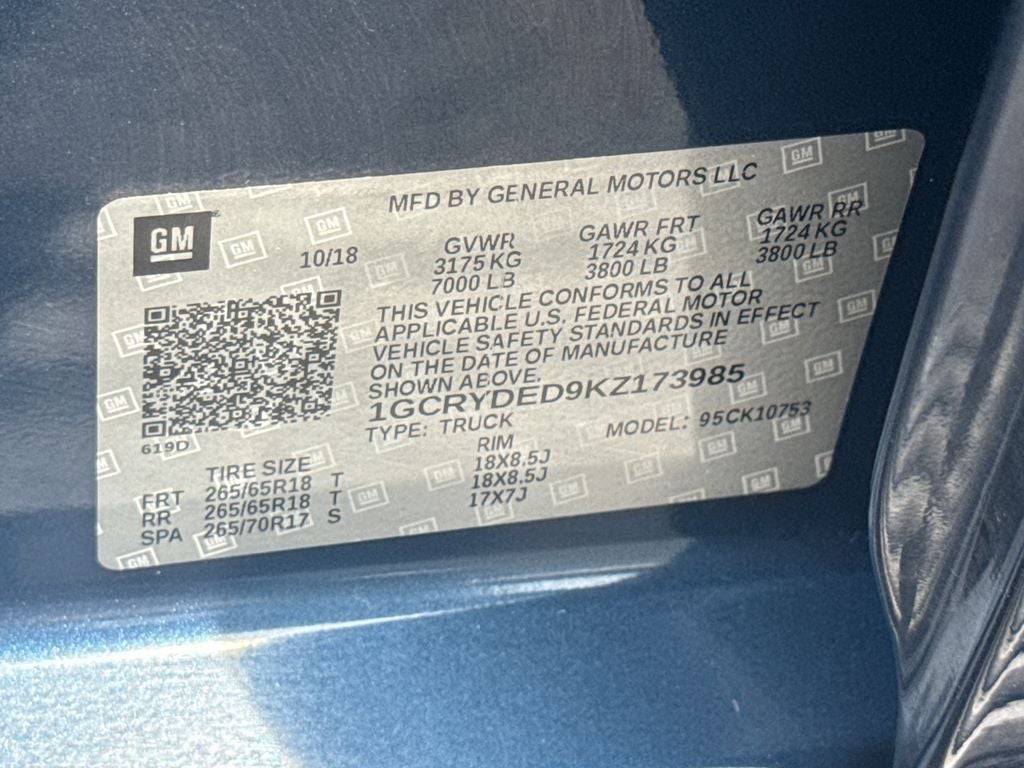 2019 Chevrolet Silverado 1500 LT