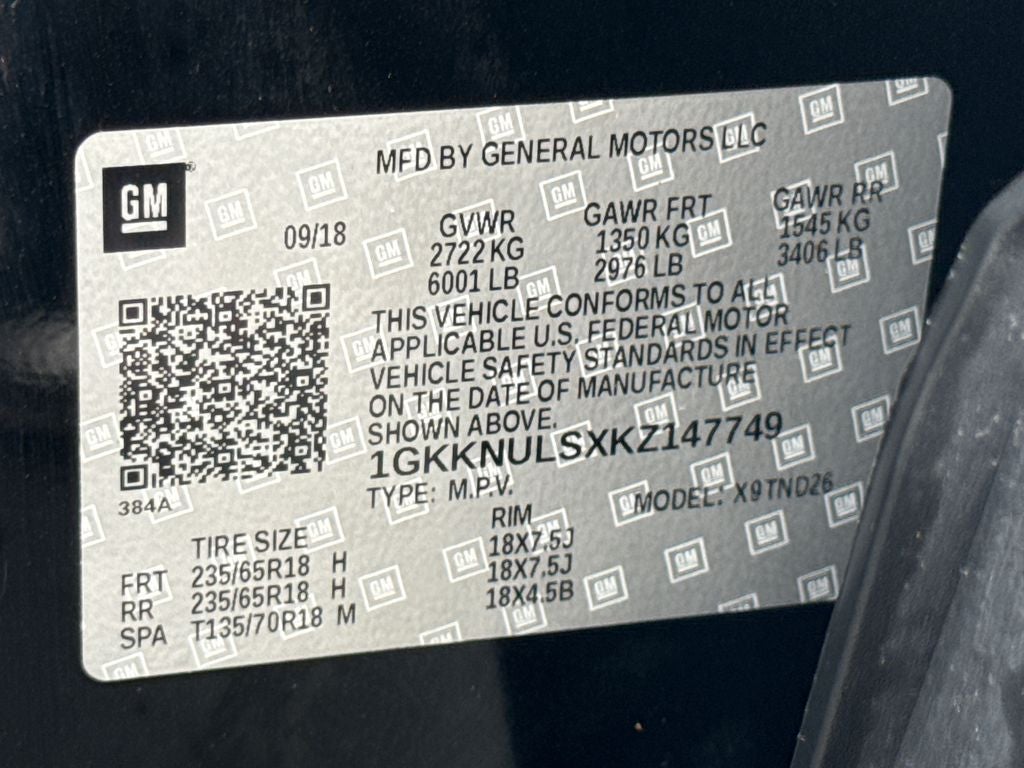 2019 GMC Acadia SLT-1