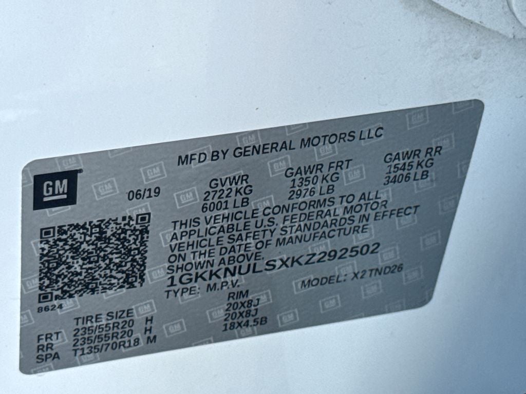 2019 GMC Acadia SLT-1