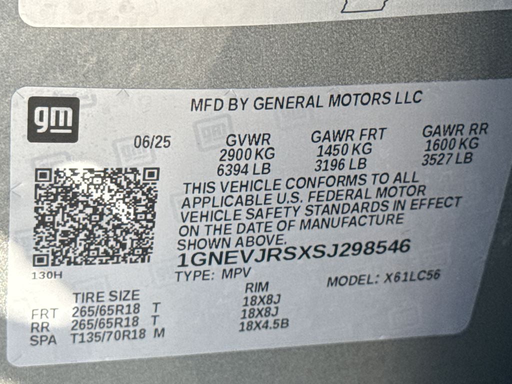 2025 Chevrolet Traverse Z71