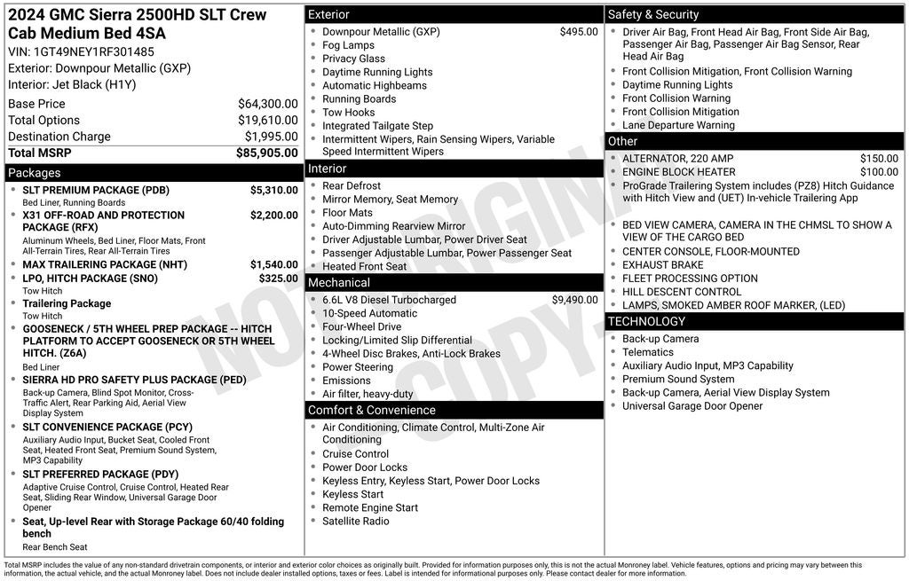 2024 GMC Sierra 2500HD SLT