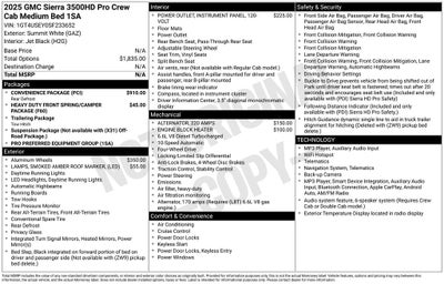 2025 GMC Sierra 3500HD Pro