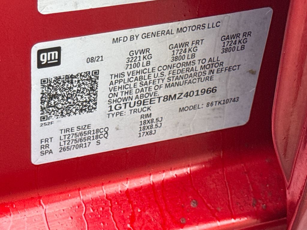 2021 GMC Sierra 1500 AT4