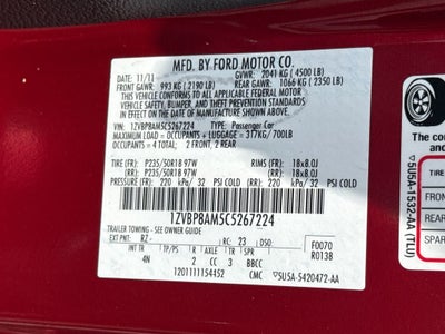 2012 Ford Mustang V6 Premium