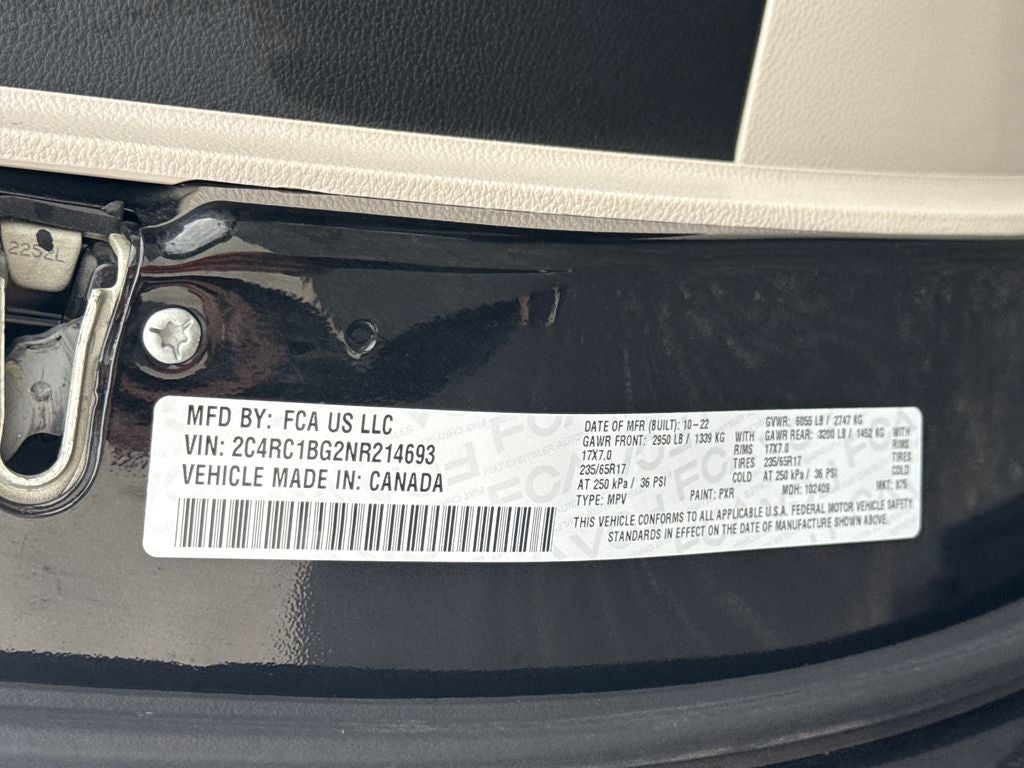 2022 Chrysler Pacifica Touring L