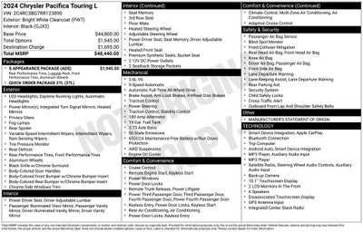 2024 Chrysler Pacifica Touring L