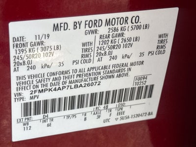 2020 Ford Edge ST