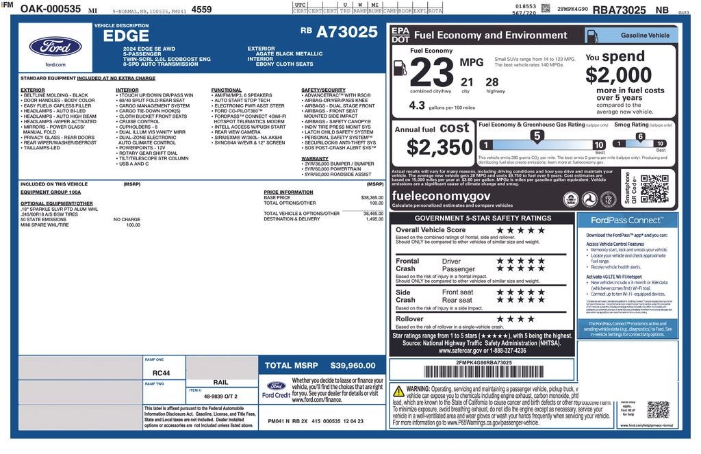 2024 Ford Edge SE