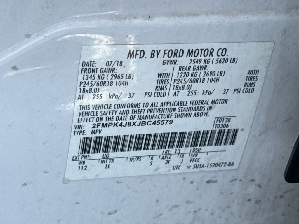 2018 Ford Edge SEL