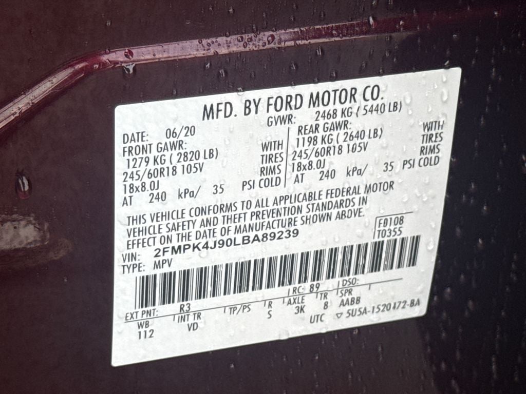 2020 Ford Edge SEL