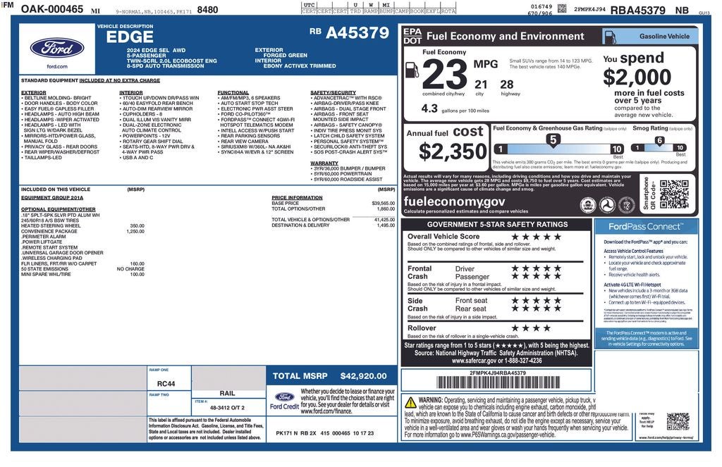 2024 Ford Edge SEL