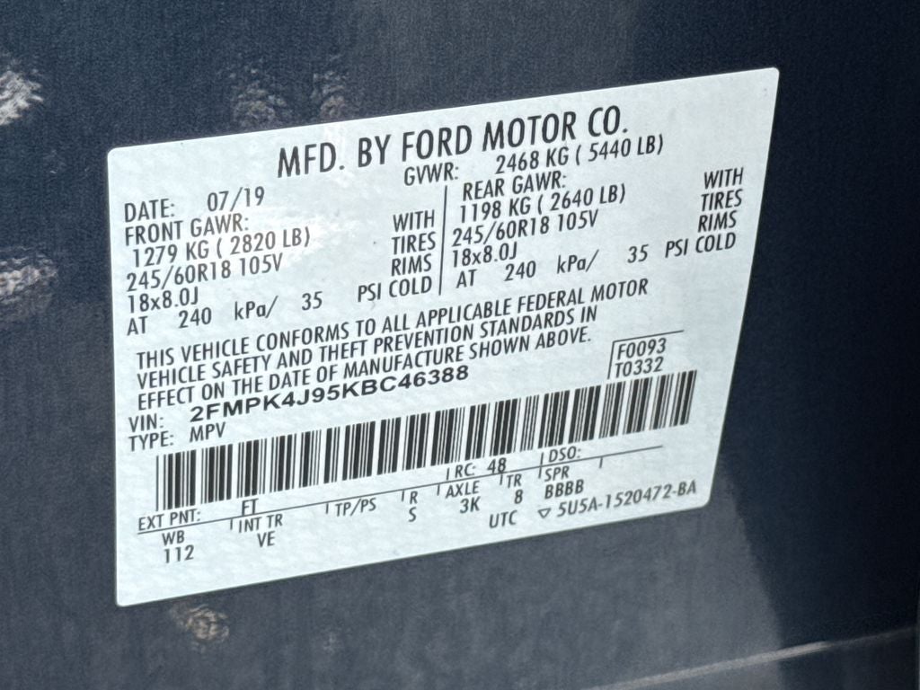 2019 Ford Edge SEL