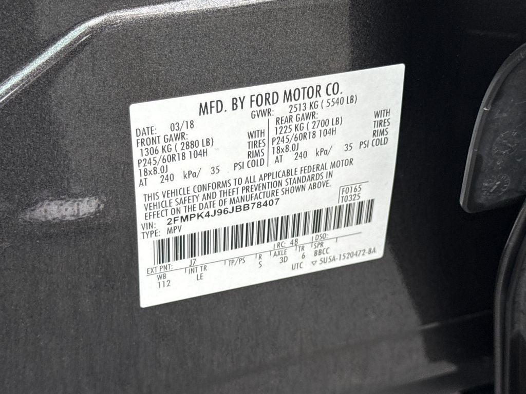 2018 Ford Edge SEL