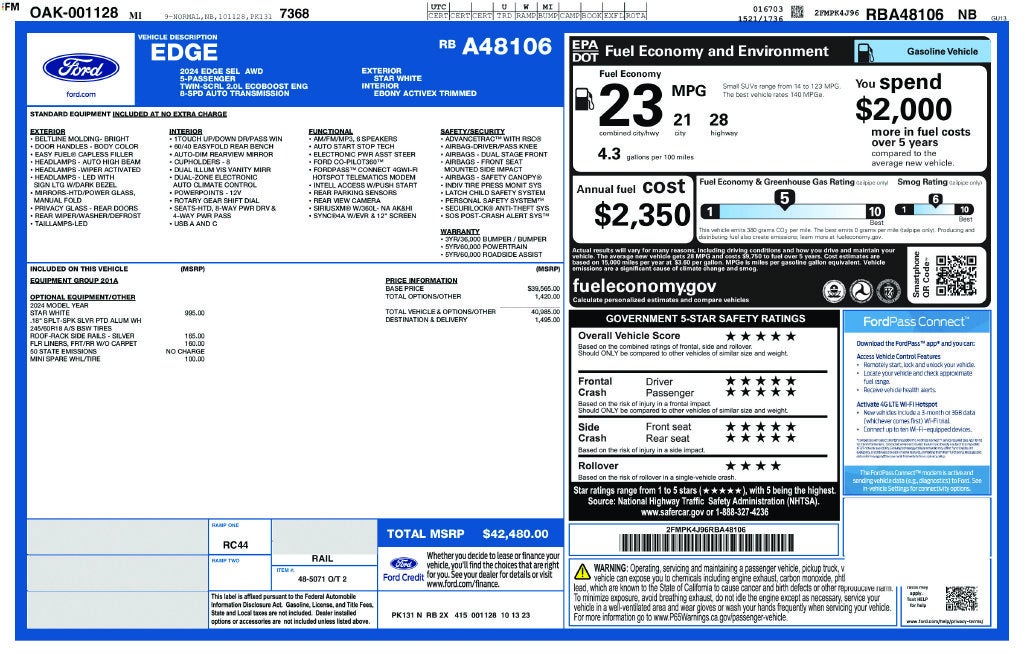 2024 Ford Edge SEL