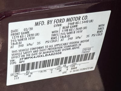 2020 Ford Edge SEL