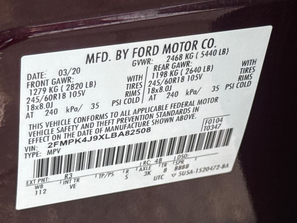 2020 Ford Edge SEL