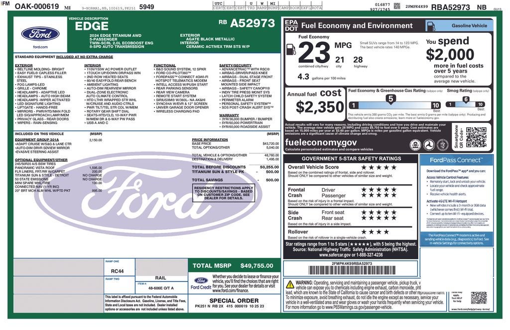 2024 Ford Edge Titanium