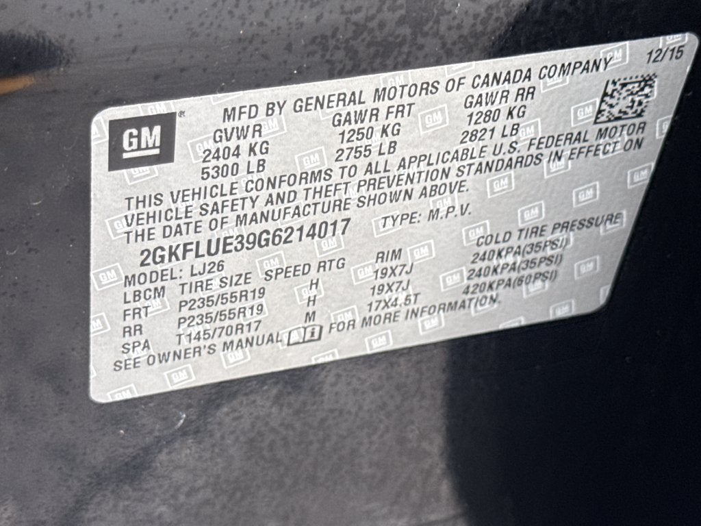 2016 GMC Terrain SLT