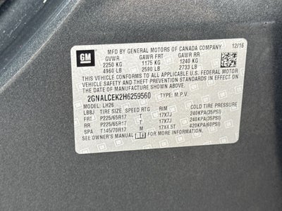 2017 Chevrolet Equinox LT