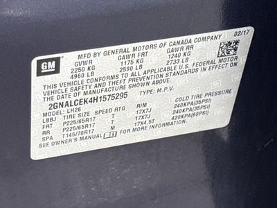 2017 Chevrolet Equinox LT