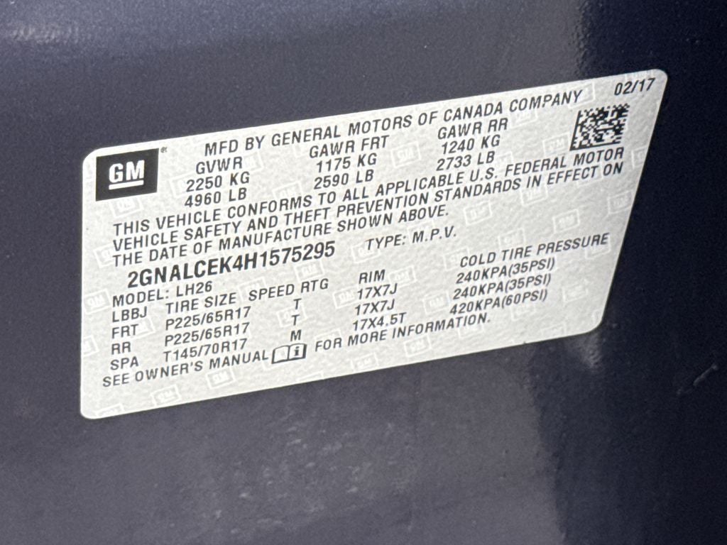 2017 Chevrolet Equinox LT