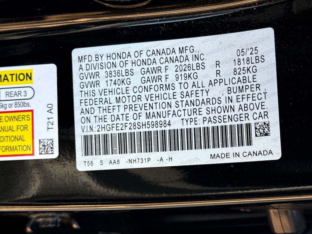 2025 Honda Civic LX