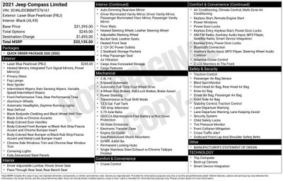 2021 Jeep Compass Limited