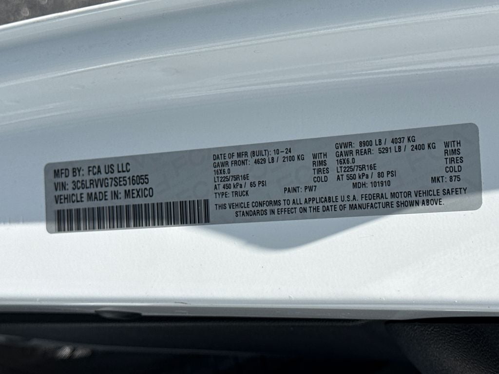 2025 RAM ProMaster 2500 Base