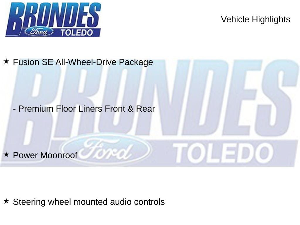 2019 Ford Fusion SE