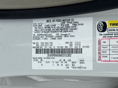 2010 Ford Fusion SE