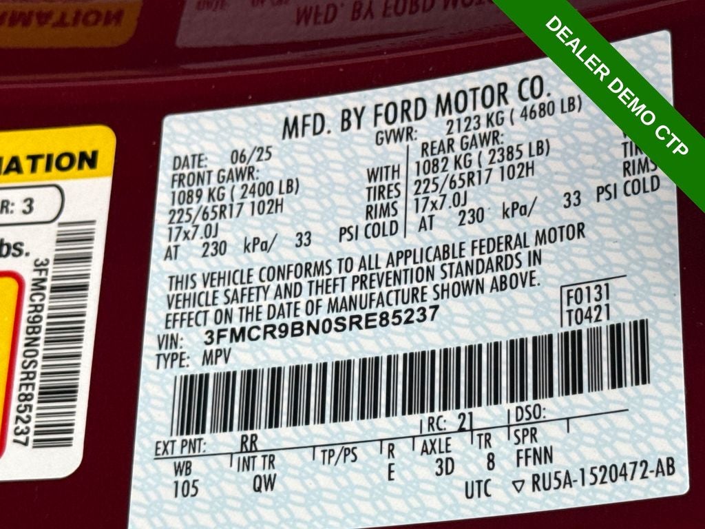 2025 Ford Bronco Sport Big Bend