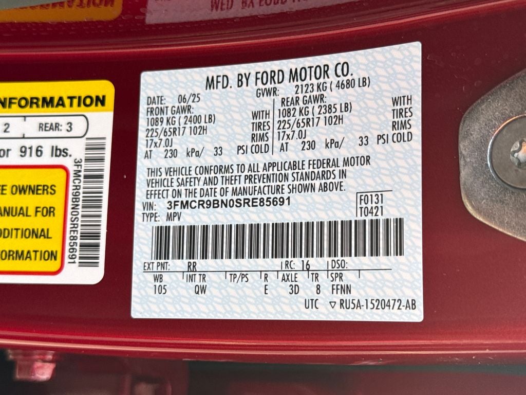 2025 Ford Bronco Sport Big Bend