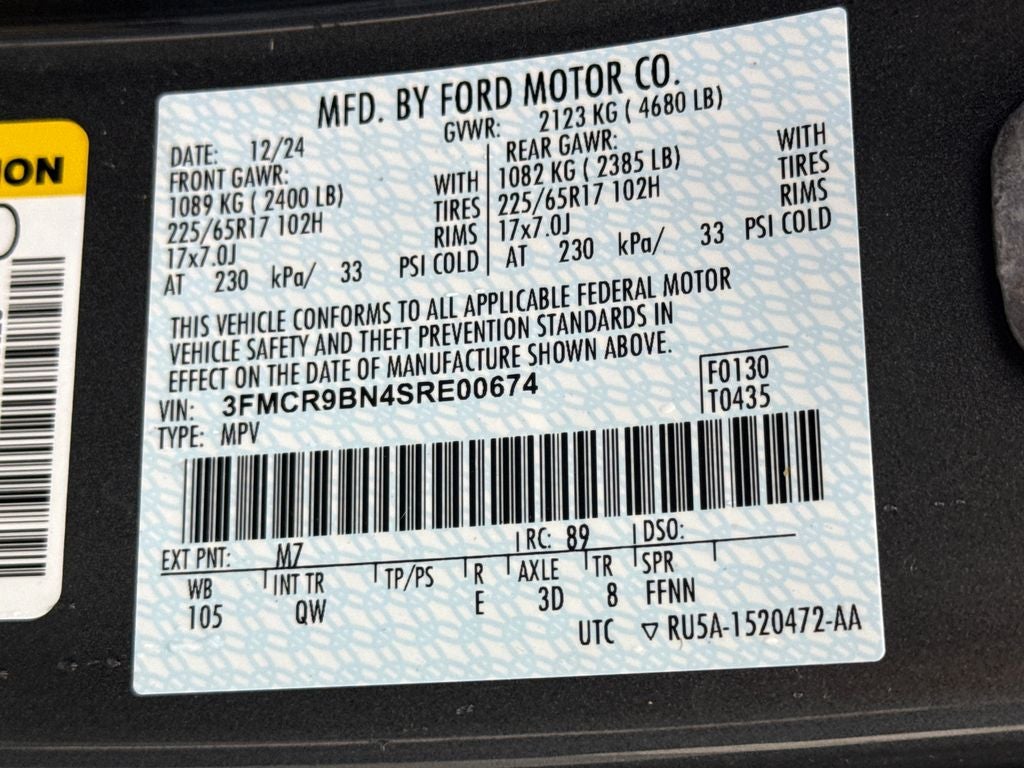 2025 Ford Bronco Sport Big Bend